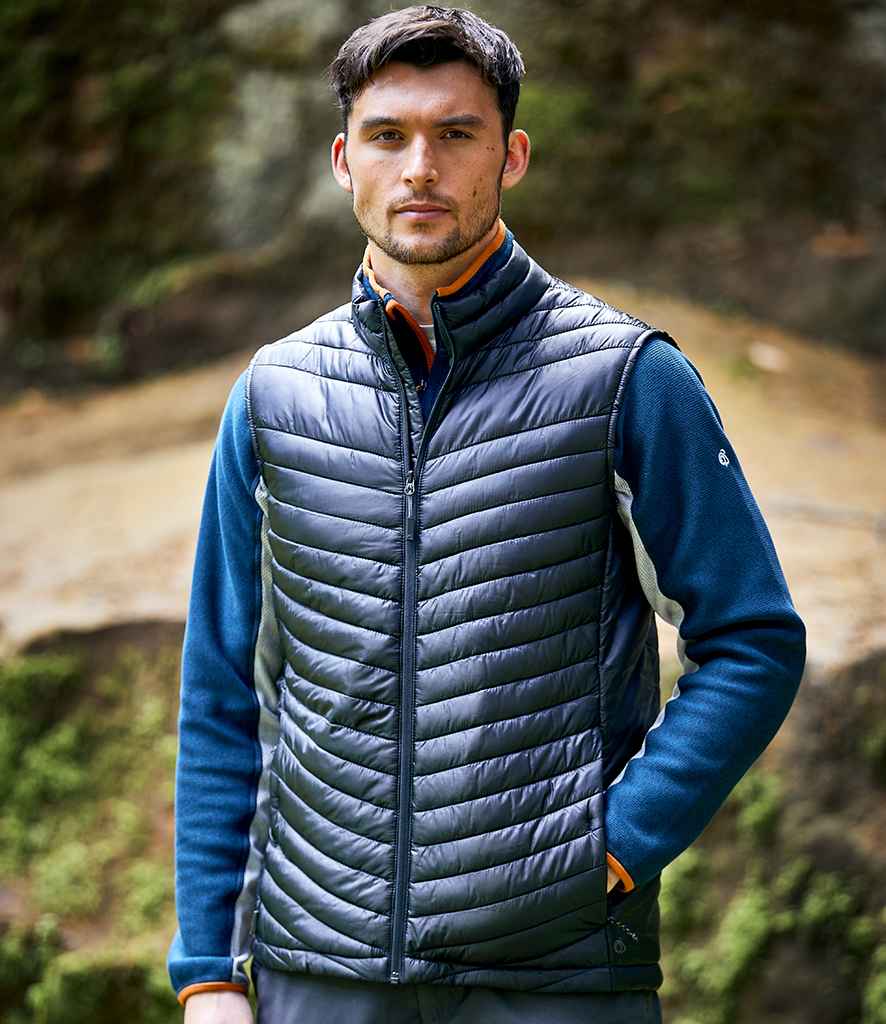 Craghoppers Expert Expolite Thermal Bodywarmer in Dark Navy by Craghoppers — Custom branded clothing by Print Press, featuring premium embroidery produced in our specialist print lab in the UK.