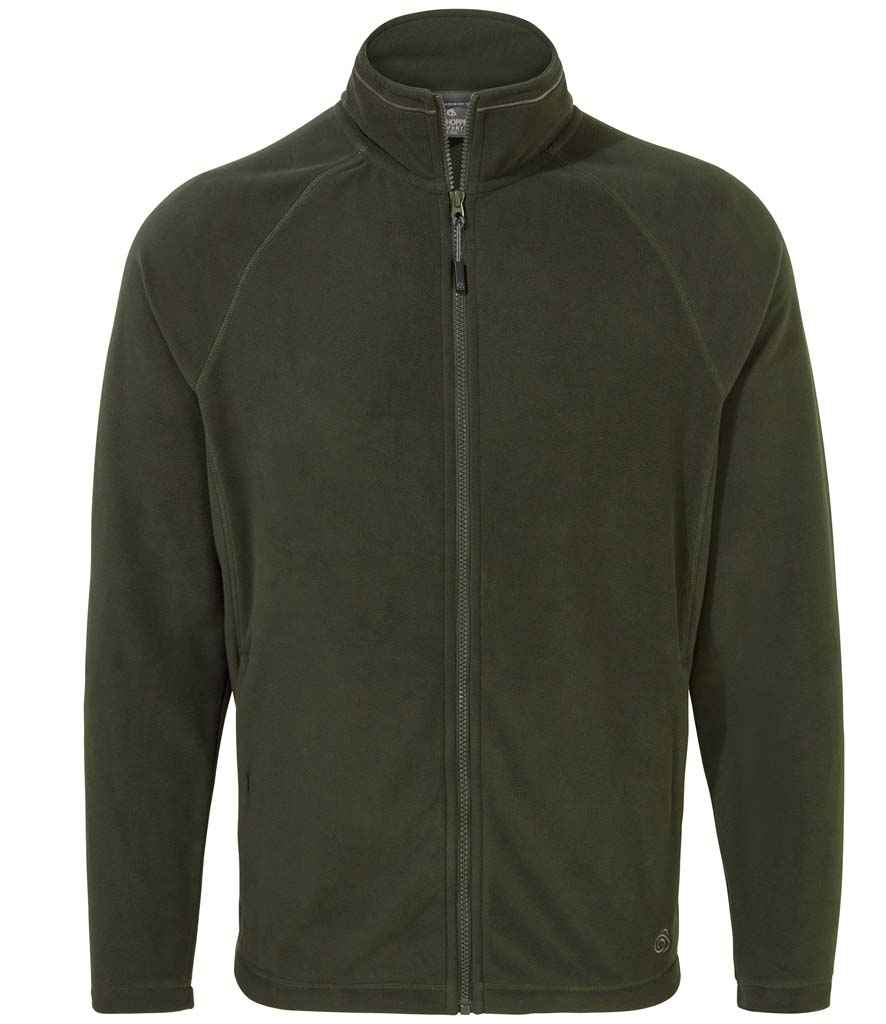 Craghoppers Expert Corey 200 Micro Fleece Jacket in Dark Cedar Green by Craghoppers — Custom branded clothing by Print Press, featuring premium embroidery produced in our specialist print lab in the UK.