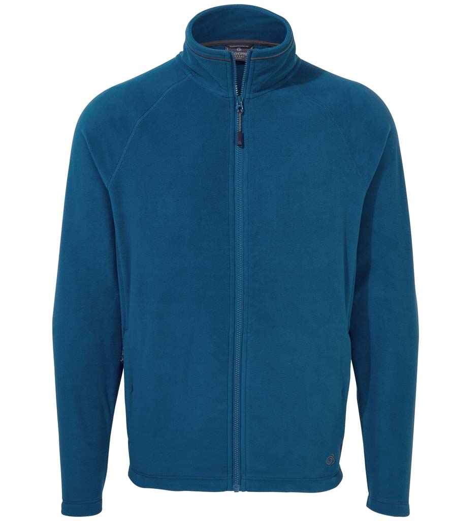 Craghoppers Expert Corey 200 Micro Fleece Jacket in Poseidon Blue by Craghoppers — Custom branded clothing by Print Press, featuring premium embroidery produced in our specialist print lab in the UK.
