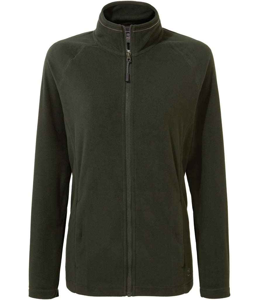 Craghoppers Expert Ladies Miska 200 Micro Fleece Jacket in Dark Cedar Green by Craghoppers — Custom branded clothing by Print Press, featuring premium embroidery produced in our specialist print lab in the UK.