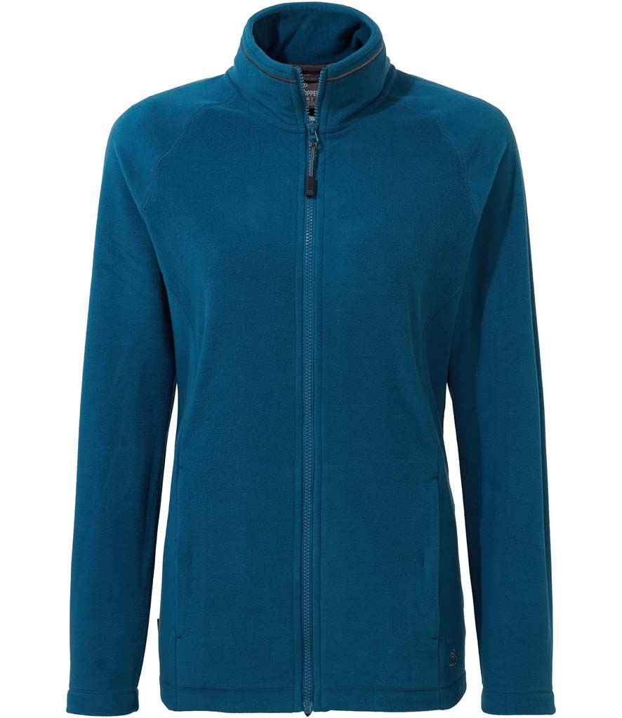 Craghoppers Expert Ladies Miska 200 Micro Fleece Jacket in Poseidon Blue by Craghoppers — Custom branded clothing by Print Press, featuring premium embroidery produced in our specialist print lab in the UK.