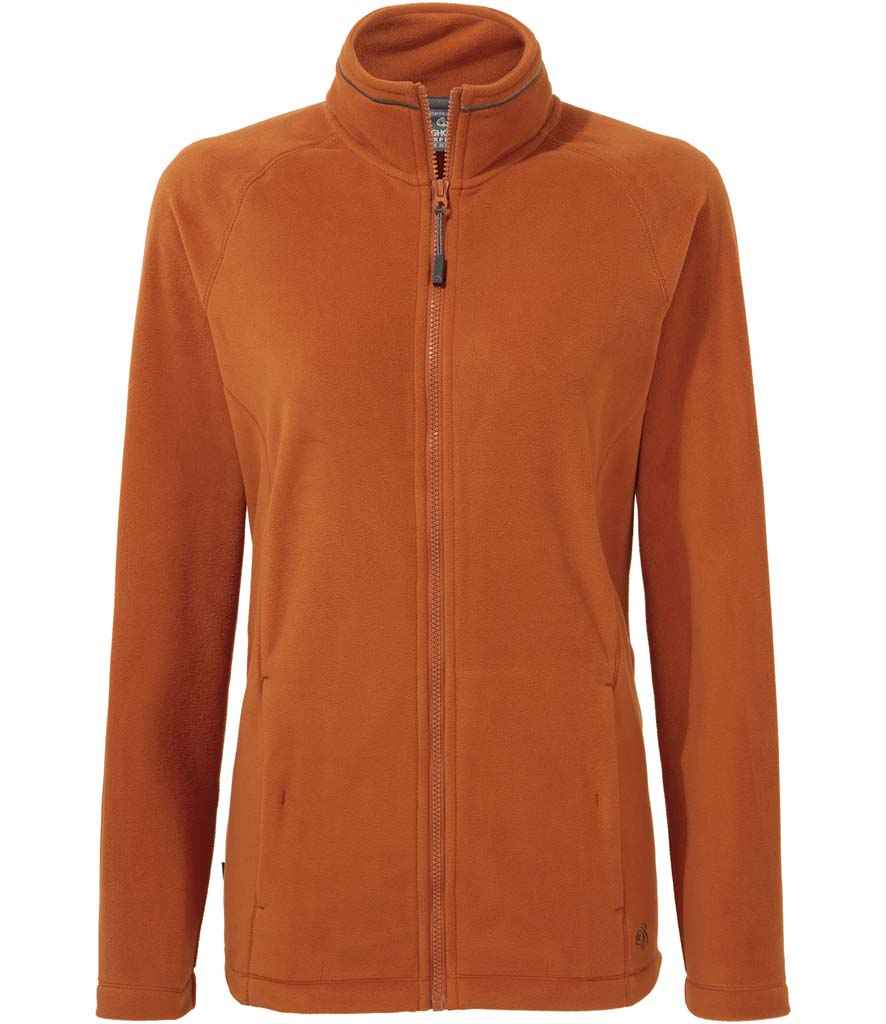 Craghoppers Expert Ladies Miska 200 Micro Fleece Jacket in Potters Clay by Craghoppers — Custom branded clothing by Print Press, featuring premium embroidery produced in our specialist print lab in the UK.