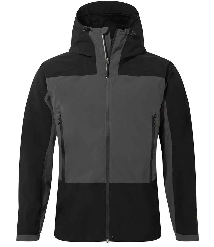 Craghoppers Expert Active Jacket in Carbon Grey Black by Craghoppers — Custom branded clothing by Print Press, featuring premium embroidery produced in our specialist print lab in the UK.