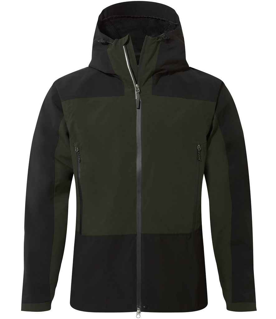 Craghoppers Expert Active Jacket in Dark Cedar Green Black by Craghoppers — Custom branded clothing by Print Press, featuring premium embroidery produced in our specialist print lab in the UK.