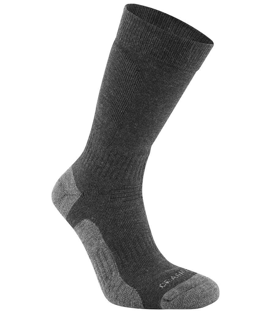 Craghoppers Expert Trek Socks in Black by Craghoppers — Custom branded clothing by Print Press, featuring premium embroidery produced in our specialist print lab in the UK.