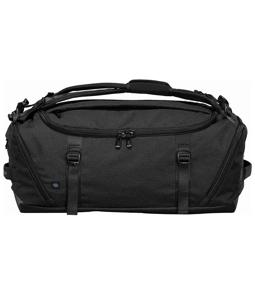 Stormtech Equinox 30 Duffle Holdall in ONE Black by Stormtech — Custom branded clothing by Print Press, featuring premium embroidery produced in our specialist print lab in the UK.