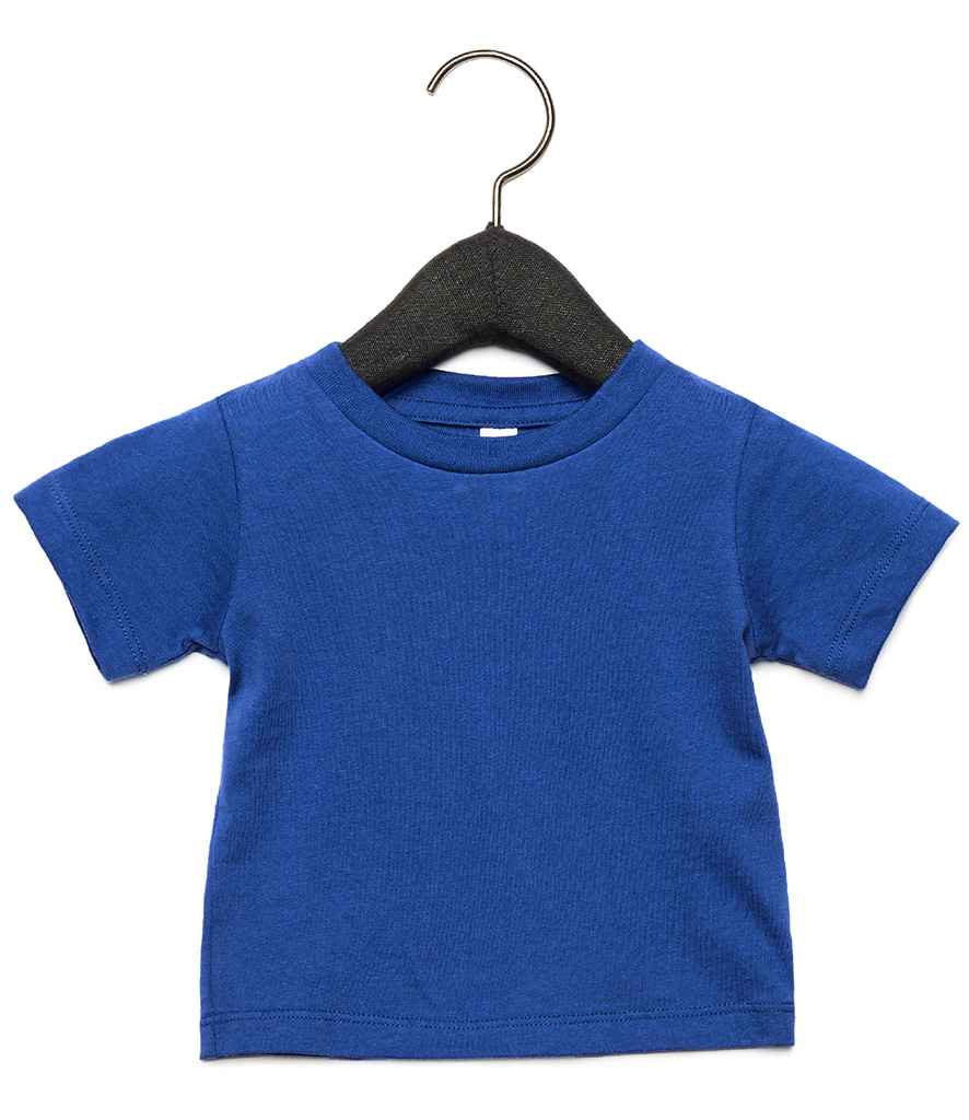 Canvas Baby Crew Neck T-Shirt in True Royal by Bella+Canvas — Custom branded clothing by Print Press, featuring premium embroidery produced in our specialist print lab in the UK.