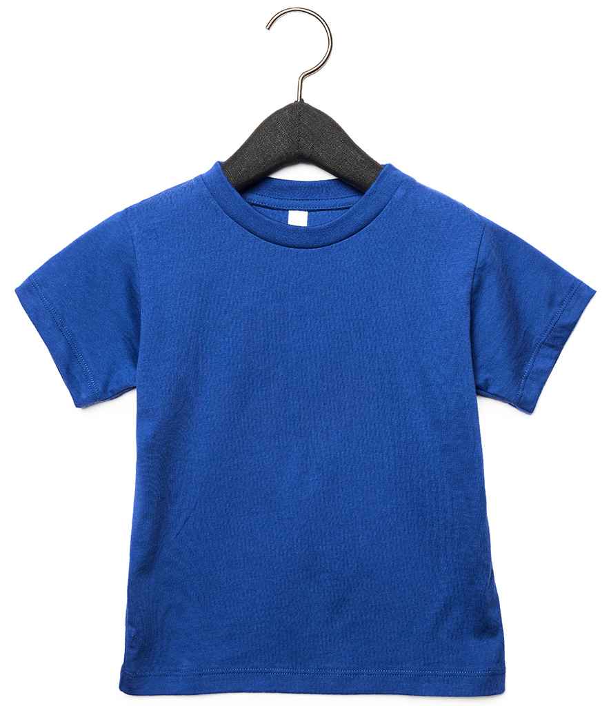 Canvas Toddler Crew Neck T-Shirt in True Royal by Bella+Canvas — Custom branded clothing by Print Press, featuring premium embroidery produced in our specialist print lab in the UK.