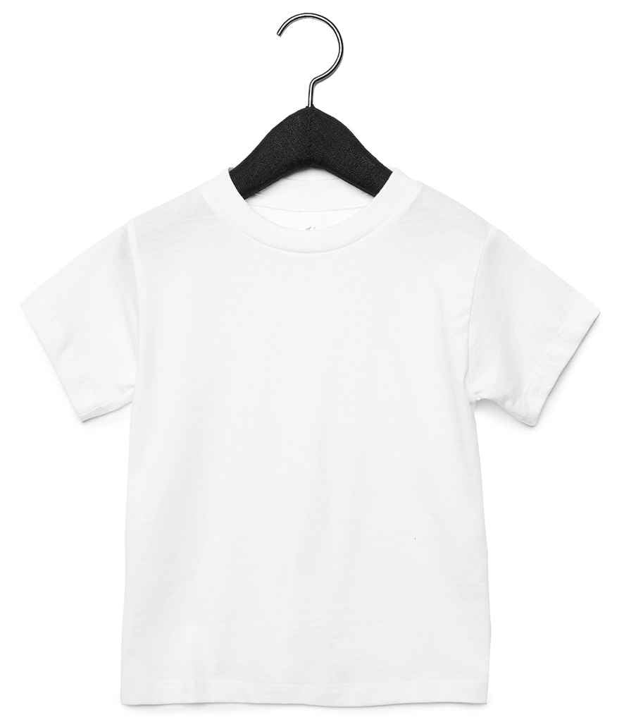 Canvas Toddler Crew Neck T-Shirt in by Bella+Canvas — Custom branded clothing by Print Press, featuring premium embroidery produced in our specialist print lab in the UK.