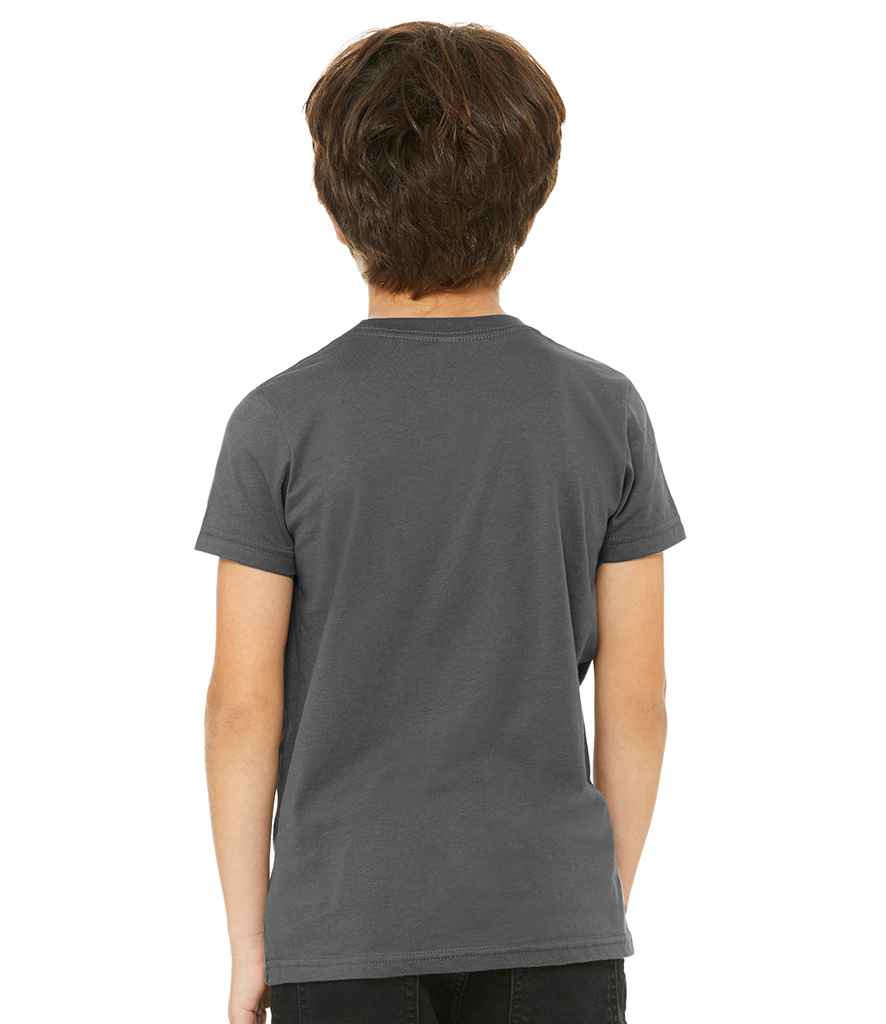 Canvas Youths Crew Neck T-Shirt in by Bella+Canvas — Custom branded clothing by Print Press, featuring premium embroidery produced in our specialist print lab in the UK.