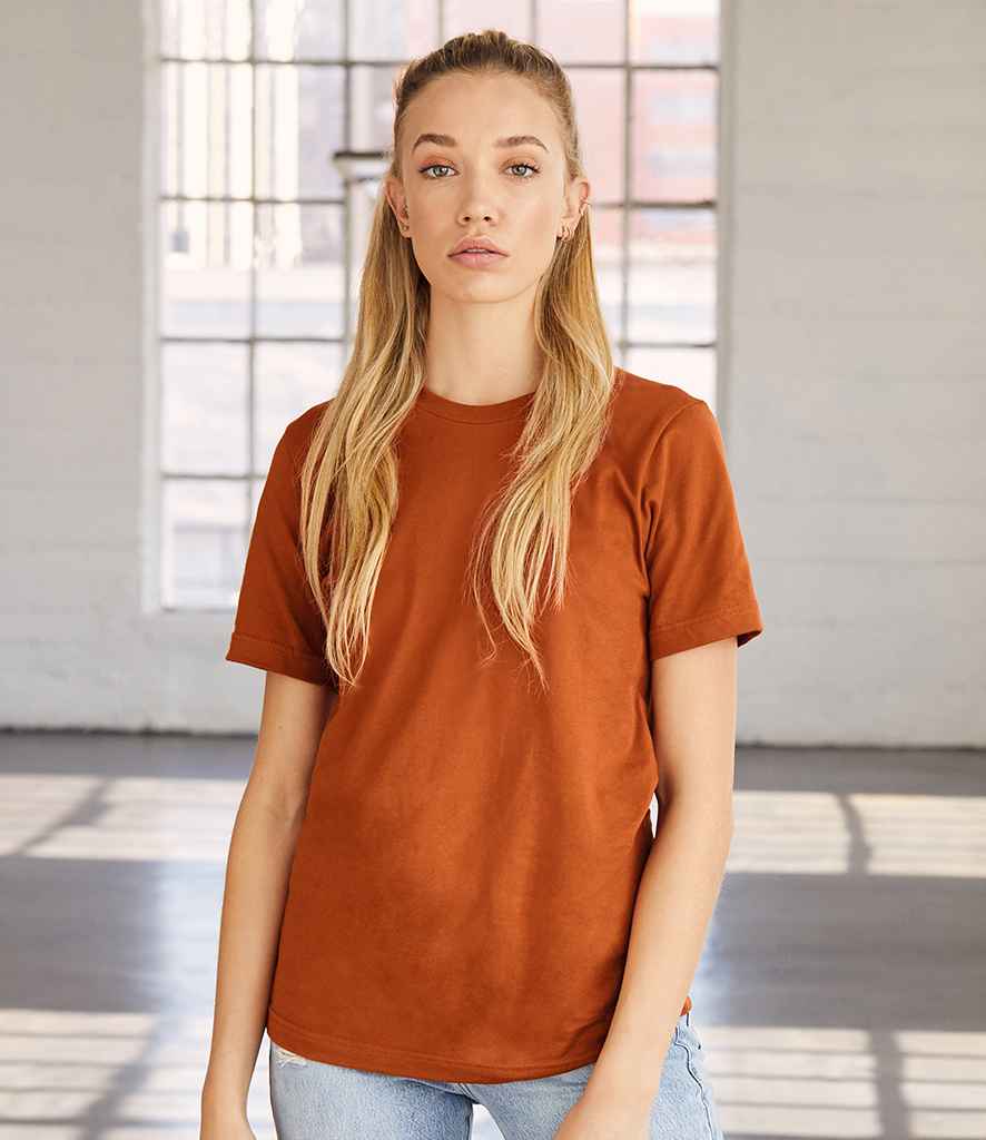 Canvas Unisex Crew Neck T-Shirt - (3rd Colours) in Autumn by Bella+Canvas — Custom branded clothing by Print Press, featuring premium embroidery produced in our specialist print lab in the UK.