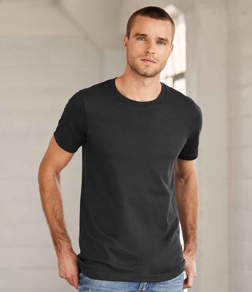Canvas Unisex Crew Neck T-Shirt - (2nd Colours) in Dark Grey Solid by Bella+Canvas — Custom branded clothing by Print Press, featuring premium embroidery produced in our specialist print lab in the UK.