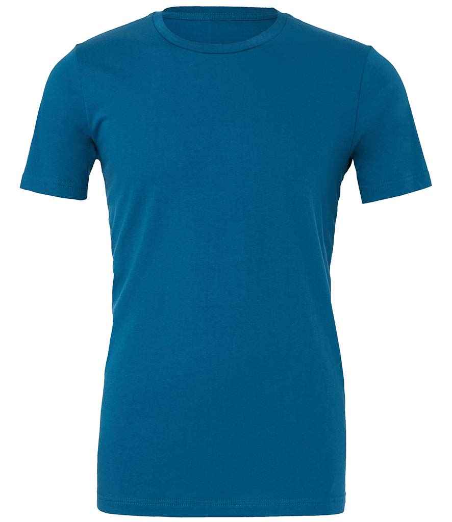 Canvas Unisex Crew Neck T-Shirt - (2nd Colours) in Deep Teal by Bella+Canvas — Custom branded clothing by Print Press, featuring premium embroidery produced in our specialist print lab in the UK.