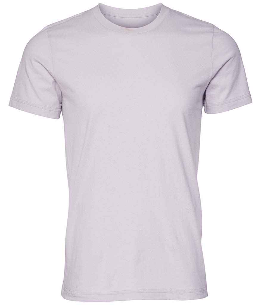 Canvas Unisex Crew Neck T-Shirt - (2nd Colours) in Lavender Dust by Bella+Canvas — Custom branded clothing by Print Press, featuring premium embroidery produced in our specialist print lab in the UK.