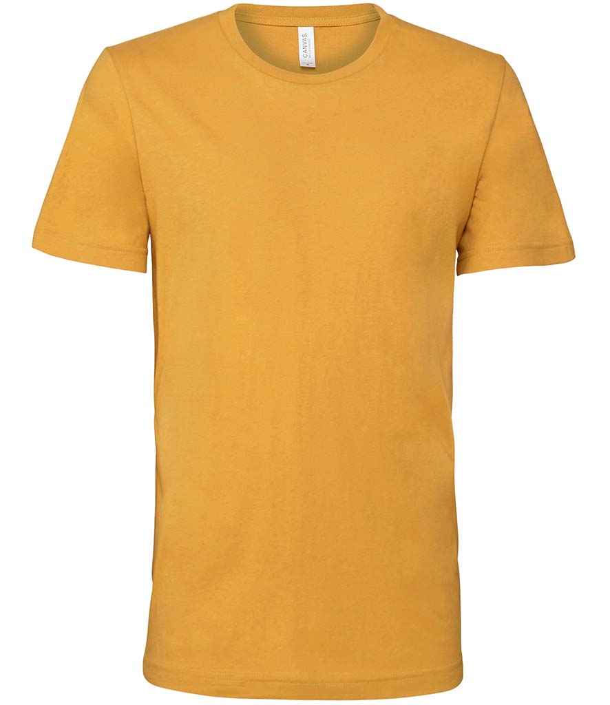 Canvas Unisex Crew Neck T-Shirt - (2nd Colours) in Mustard by Bella+Canvas — Custom branded clothing by Print Press, featuring premium embroidery produced in our specialist print lab in the UK.