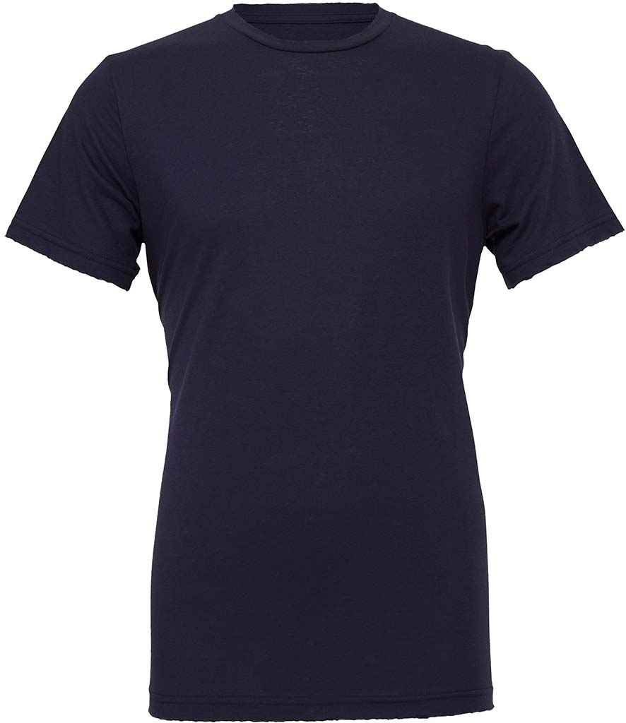 Canvas Unisex Crew Neck T-Shirt - (2nd Colours) in Navy by Bella+Canvas — Custom branded clothing by Print Press, featuring premium embroidery produced in our specialist print lab in the UK.