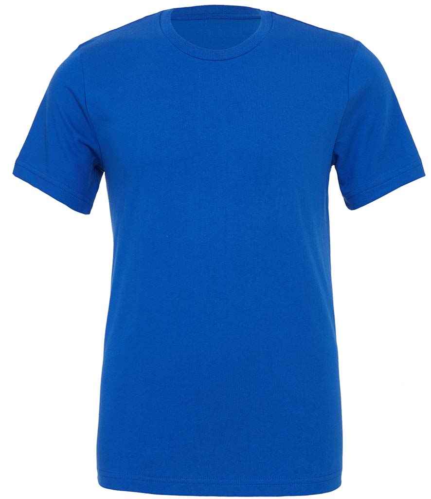 Canvas Unisex Crew Neck T-Shirt in Royal Blue by Bella+Canvas — Custom branded clothing by Print Press, featuring premium embroidery produced in our specialist print lab in the UK.