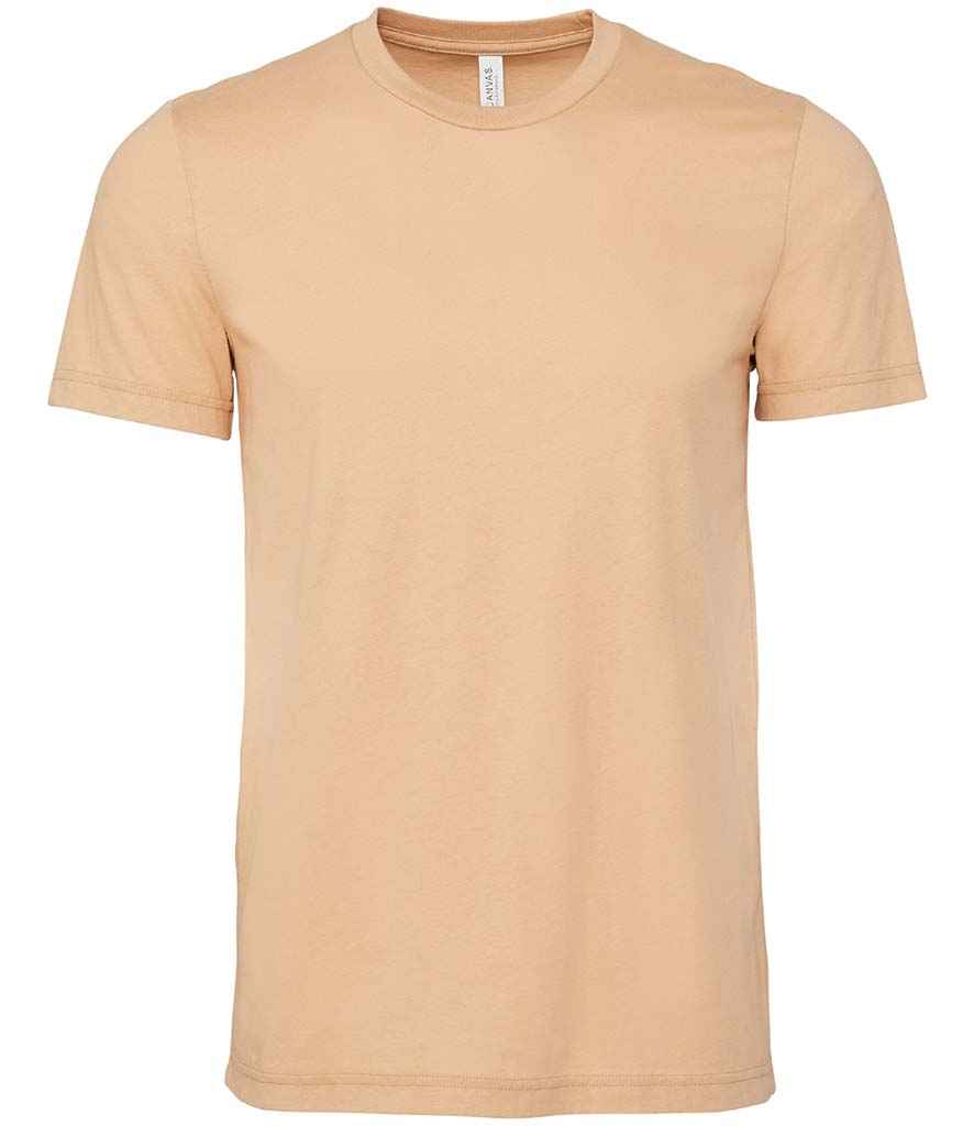 Canvas Unisex Crew Neck T-Shirt in Sand Dune by Bella+Canvas — Custom branded clothing by Print Press, featuring premium embroidery produced in our specialist print lab in the UK.