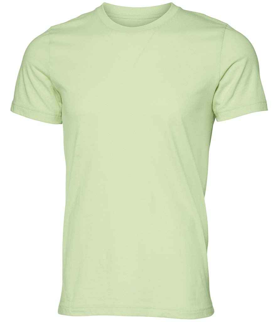Canvas Unisex Crew Neck T-Shirt in Spring Green by Bella+Canvas — Custom branded clothing by Print Press, featuring premium embroidery produced in our specialist print lab in the UK.