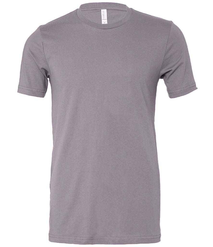 Canvas Unisex Crew Neck T-Shirt in Storm by Bella+Canvas — Custom branded clothing by Print Press, featuring premium embroidery produced in our specialist print lab in the UK.