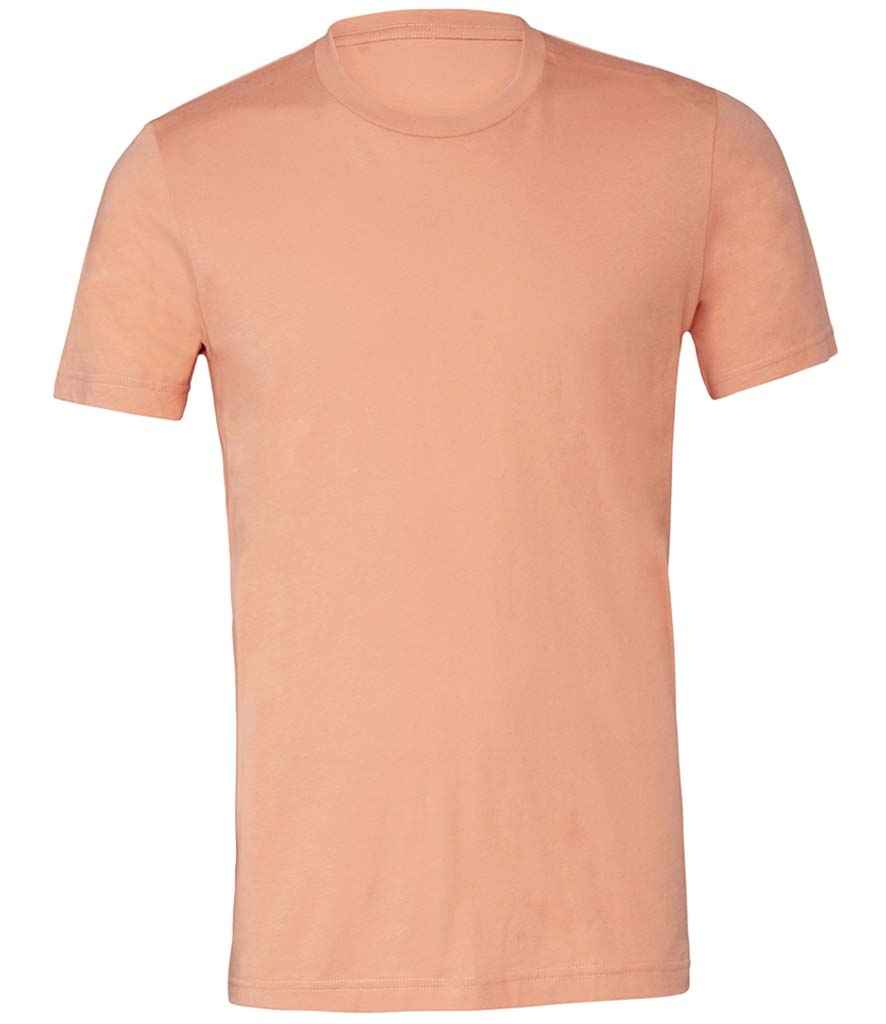 Canvas Unisex Crew Neck T-Shirt in Sunset by Bella+Canvas — Custom branded clothing by Print Press, featuring premium embroidery produced in our specialist print lab in the UK.