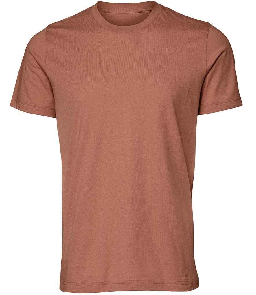 Canvas Unisex Crew Neck T-Shirt in Terracotta by Bella+Canvas — Custom branded clothing by Print Press, featuring premium embroidery produced in our specialist print lab in the UK.