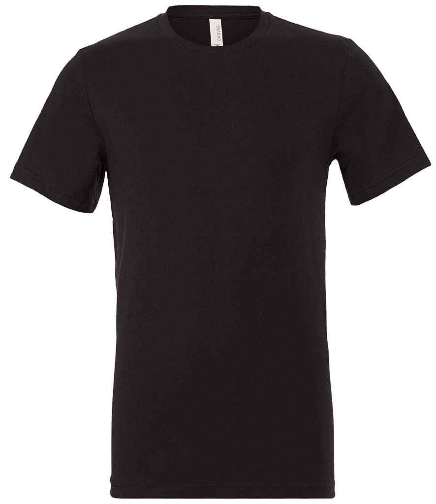 Canvas Unisex Crew Neck T-Shirt in Vintage Black by Bella+Canvas — Custom branded clothing by Print Press, featuring premium embroidery produced in our specialist print lab in the UK.