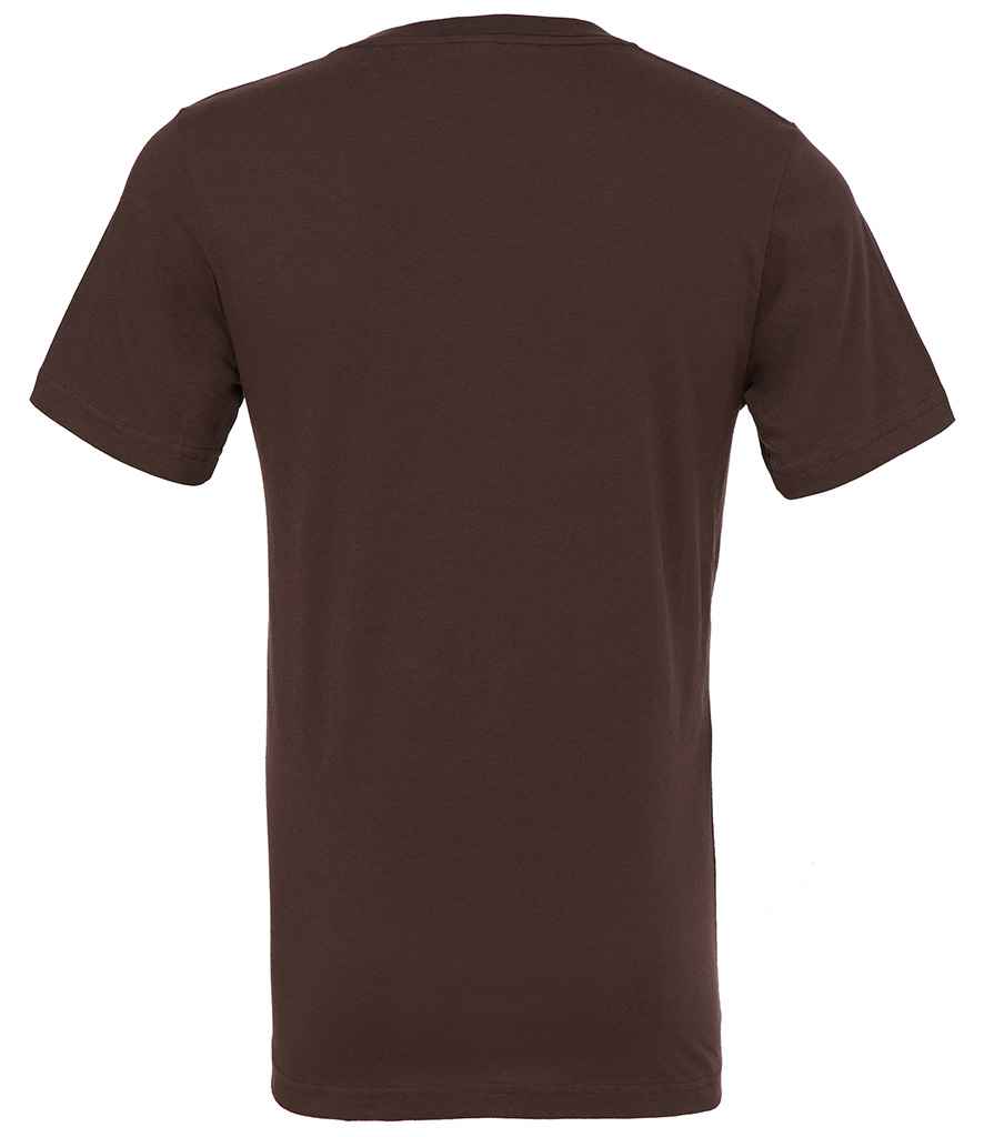 Canvas Unisex Jersey V Neck T-Shirt in by Bella+Canvas — Custom branded clothing by Print Press, featuring premium embroidery produced in our specialist print lab in the UK.