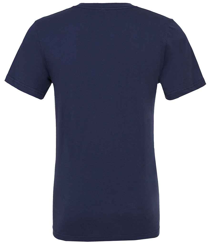 Canvas Unisex Jersey V Neck T-Shirt in by Bella+Canvas — Custom branded clothing by Print Press, featuring premium embroidery produced in our specialist print lab in the UK.