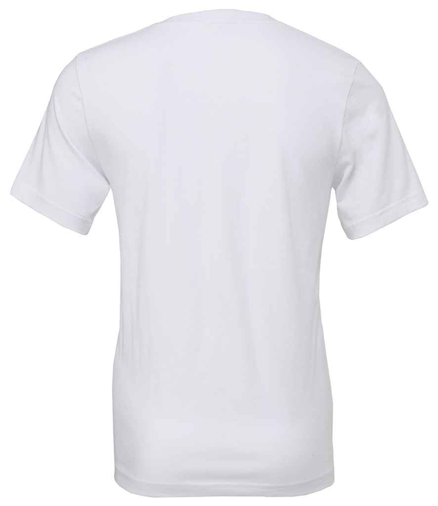 Canvas Unisex Jersey V Neck T-Shirt in by Bella+Canvas — Custom branded clothing by Print Press, featuring premium embroidery produced in our specialist print lab in the UK.
