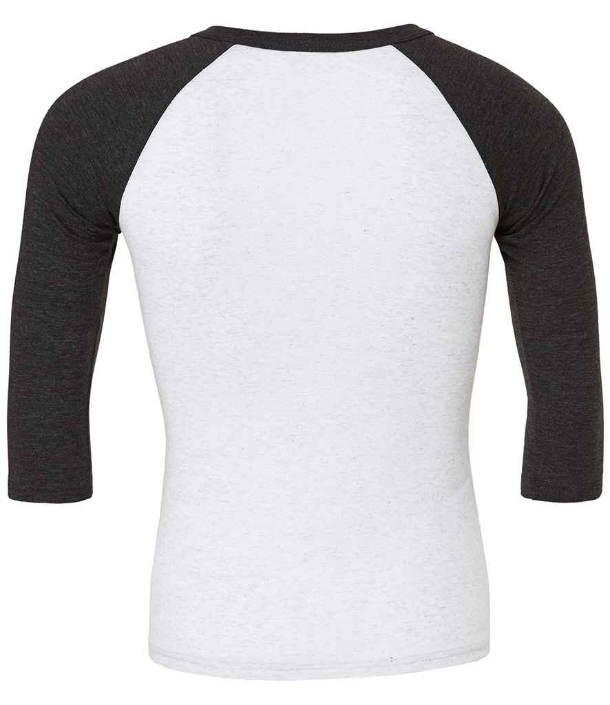 Canvas Unisex 3/4 Sleeve Baseball T-Shirt in by Bella+Canvas — Custom branded clothing by Print Press, featuring premium embroidery produced in our specialist print lab in the UK.