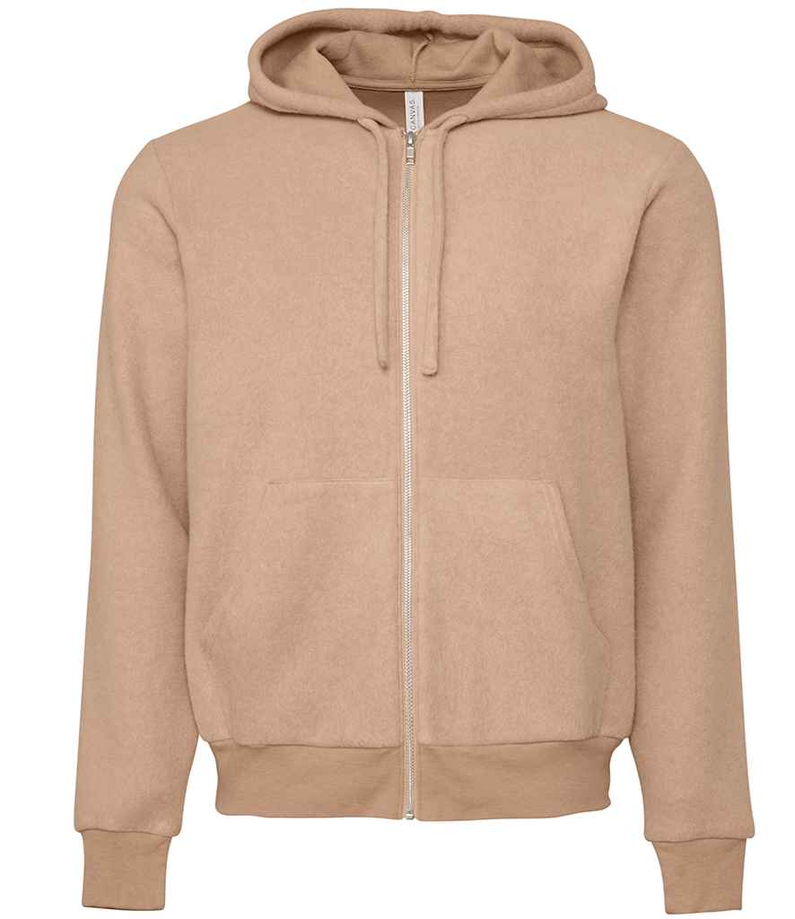 Canvas Unisex Sueded Full Zip Hoodie in by Bella+Canvas — Custom branded clothing by Print Press, featuring premium embroidery produced in our specialist print lab in the UK.
