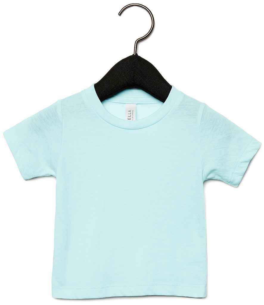 Canvas Baby Tri-Blend T-Shirt in Ice Blue Tri-Blend by Bella+Canvas — Custom branded clothing by Print Press, featuring premium embroidery produced in our specialist print lab in the UK.
