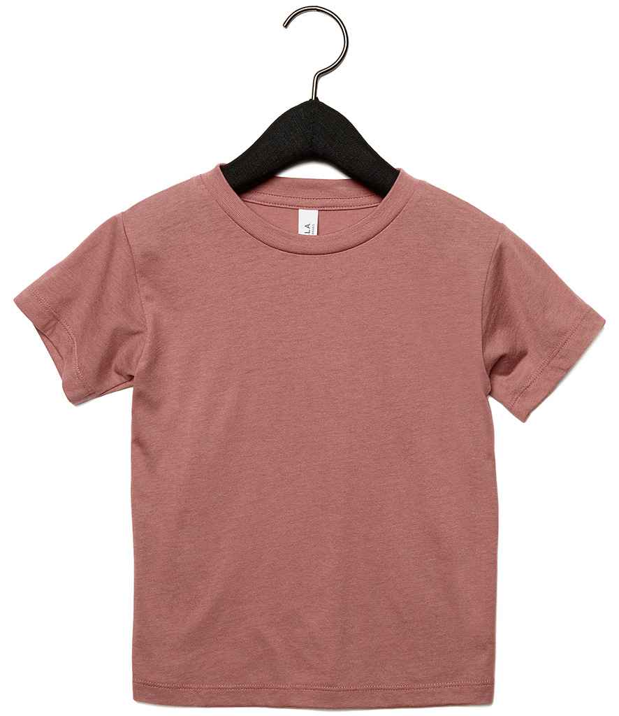 Canvas Toddler Tri-Blend T-Shirt in Mauve Tri-Blend by Bella+Canvas — Custom branded clothing by Print Press, featuring premium embroidery produced in our specialist print lab in the UK.