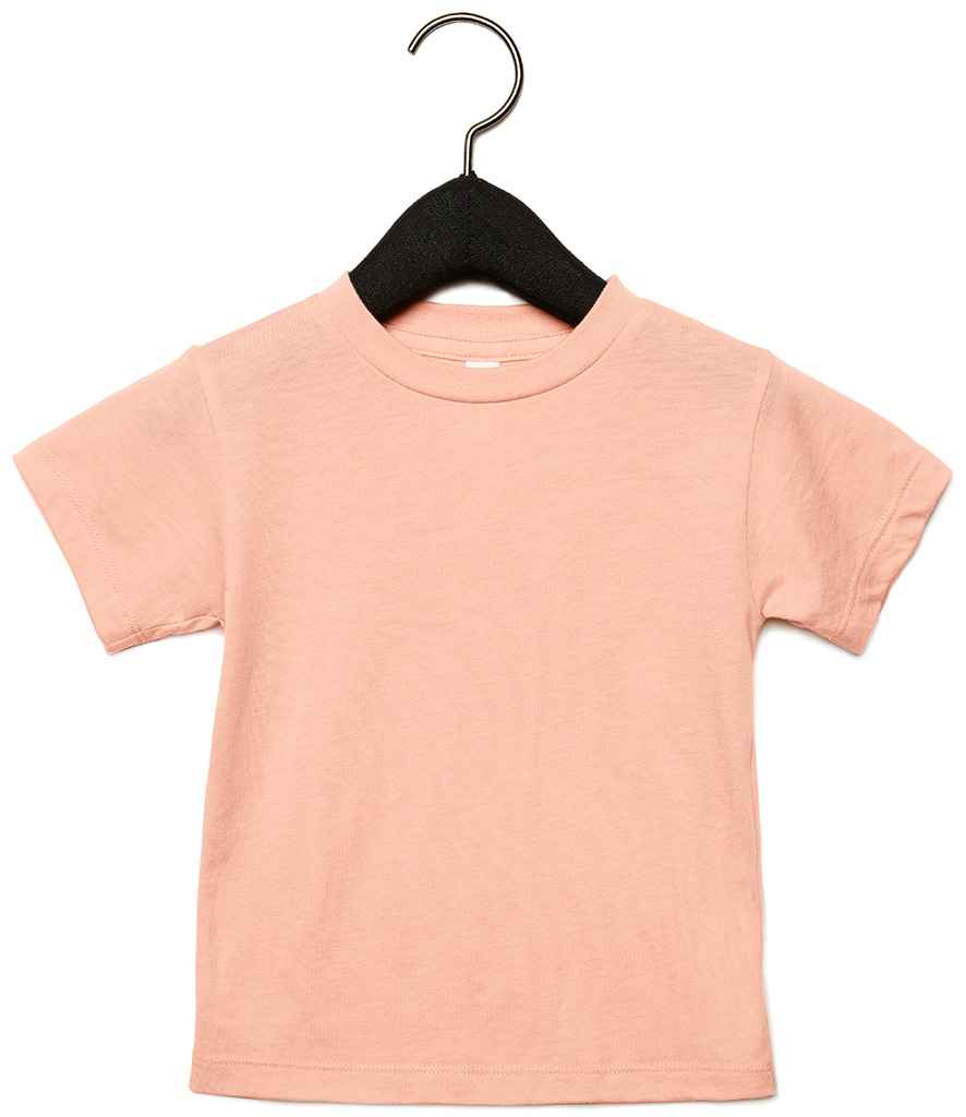 Canvas Toddler Tri-Blend T-Shirt in Peach Tri-Blend by Bella+Canvas — Custom branded clothing by Print Press, featuring premium embroidery produced in our specialist print lab in the UK.