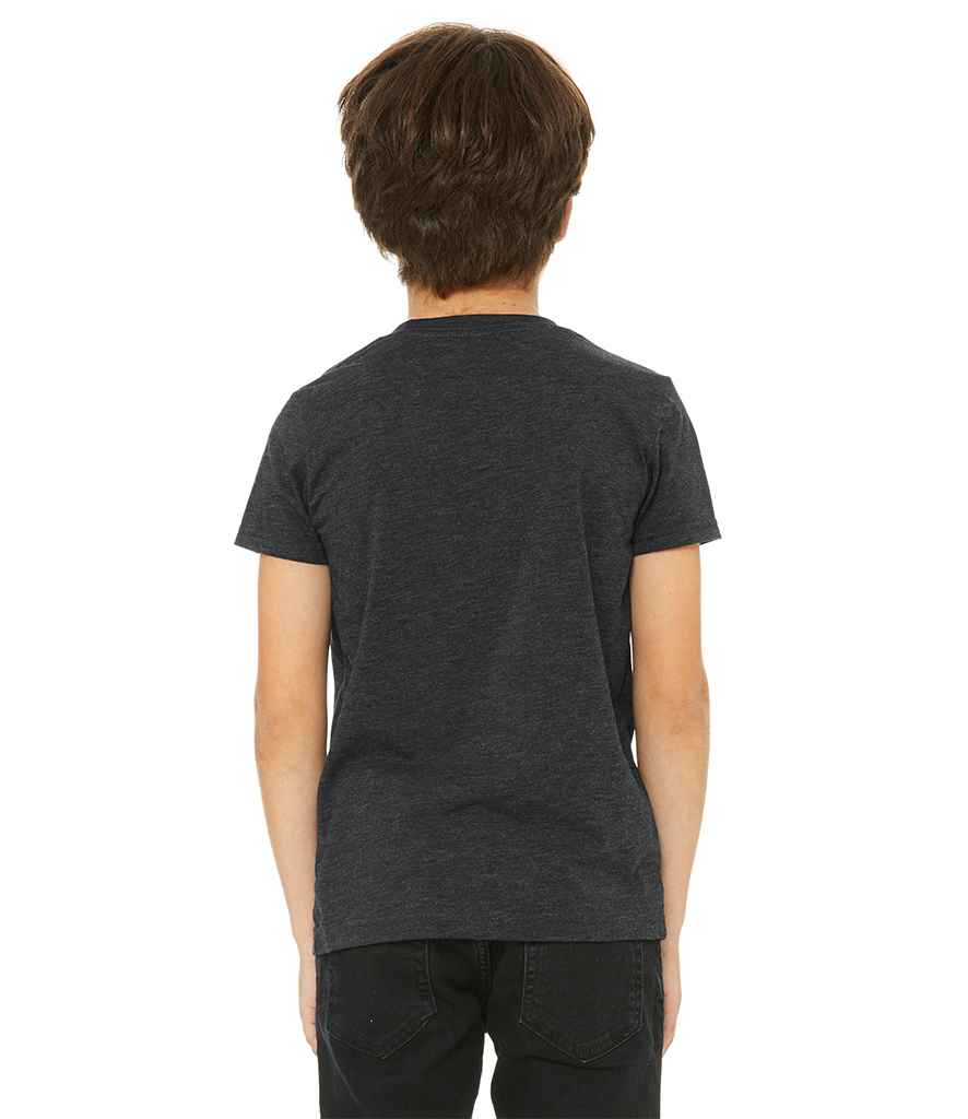 Canvas Youths Tri-Blend T-Shirt in by Bella+Canvas — Custom branded clothing by Print Press, featuring premium embroidery produced in our specialist print lab in the UK.