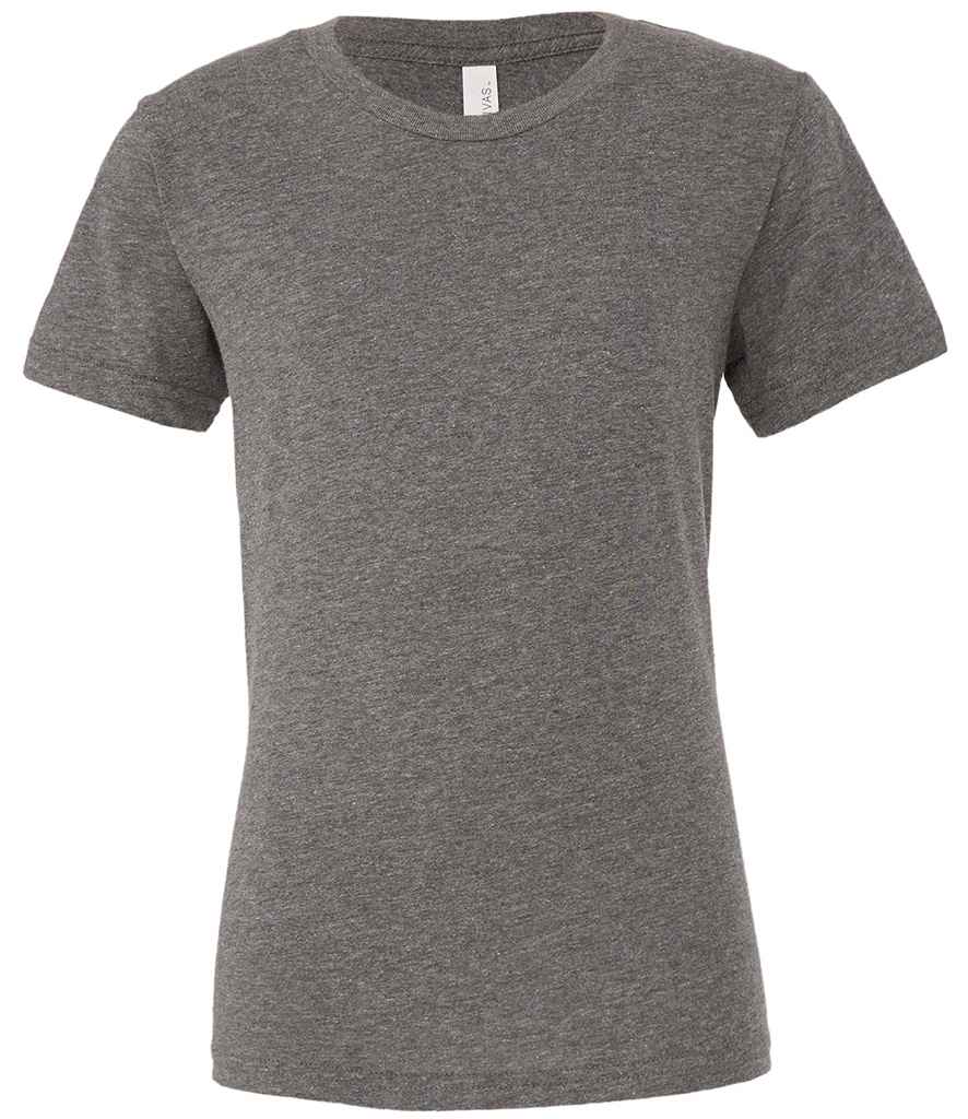 Canvas Youths Tri-Blend T-Shirt in by Bella+Canvas — Custom branded clothing by Print Press, featuring premium embroidery produced in our specialist print lab in the UK.