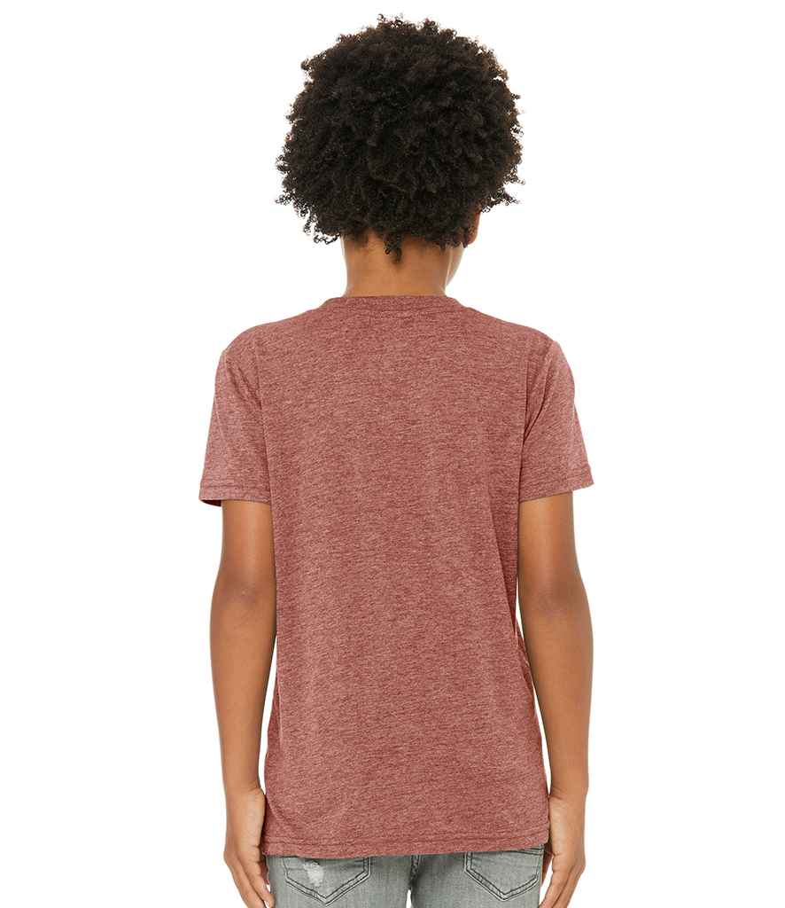 Canvas Youths Tri-Blend T-Shirt in by Bella+Canvas — Custom branded clothing by Print Press, featuring premium embroidery produced in our specialist print lab in the UK.
