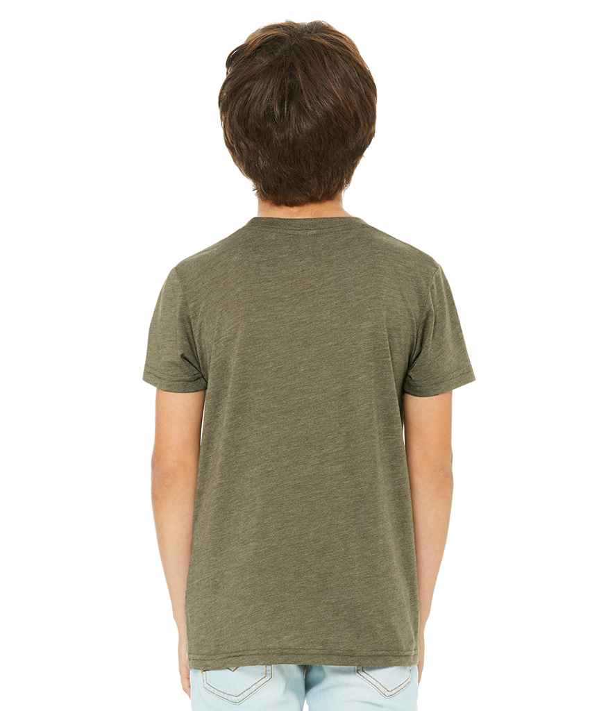 Canvas Youths Tri-Blend T-Shirt in by Bella+Canvas — Custom branded clothing by Print Press, featuring premium embroidery produced in our specialist print lab in the UK.