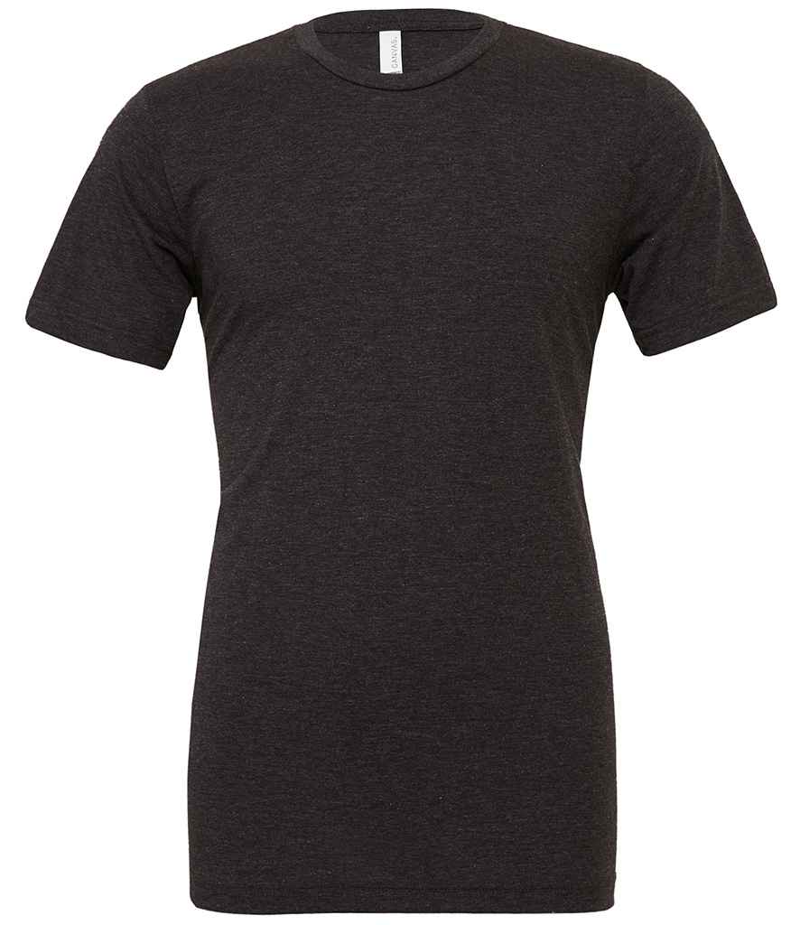 Canvas Unisex Tri-Blend T-Shirt - (3rd Colours) in Charcoal Black Tri-Blend by Bella+Canvas — Custom branded clothing by Print Press, featuring premium embroidery produced in our specialist print lab in the UK.