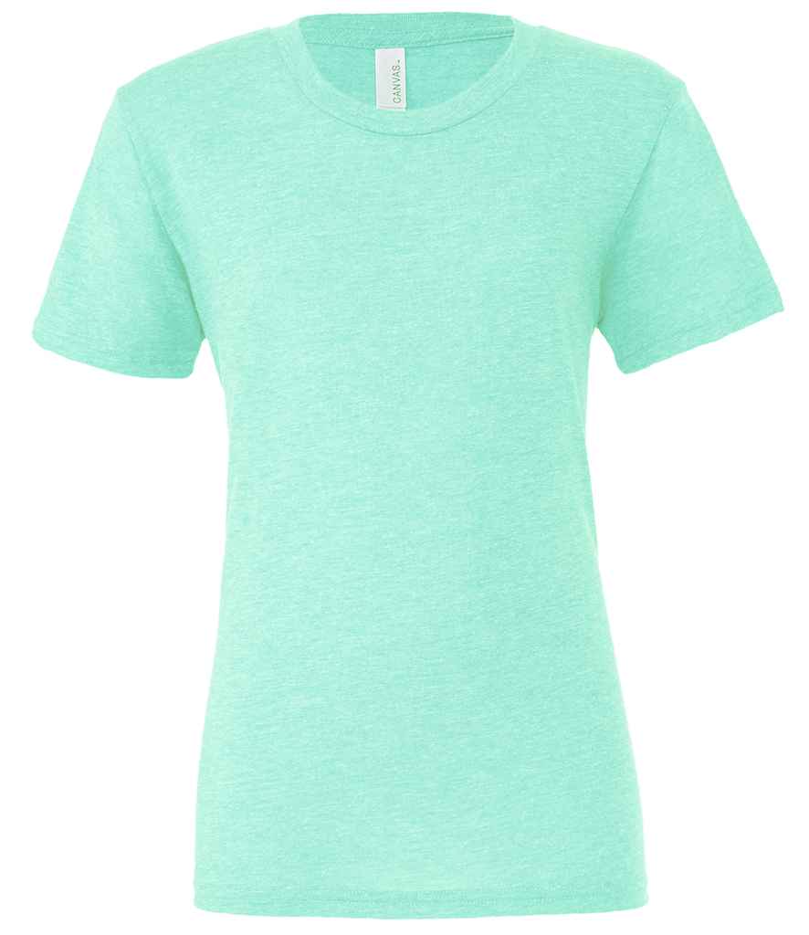 Canvas Unisex Tri-Blend T-Shirt - (2nd Colours) in Mint Tri-Blend by Bella+Canvas — Custom branded clothing by Print Press, featuring premium embroidery produced in our specialist print lab in the UK.