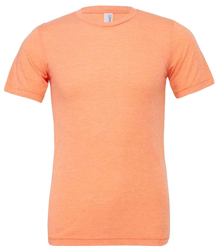Canvas Unisex Tri-Blend T-Shirt - (2nd Colours) in Orange Tri-Blend by Bella+Canvas — Custom branded clothing by Print Press, featuring premium embroidery produced in our specialist print lab in the UK.