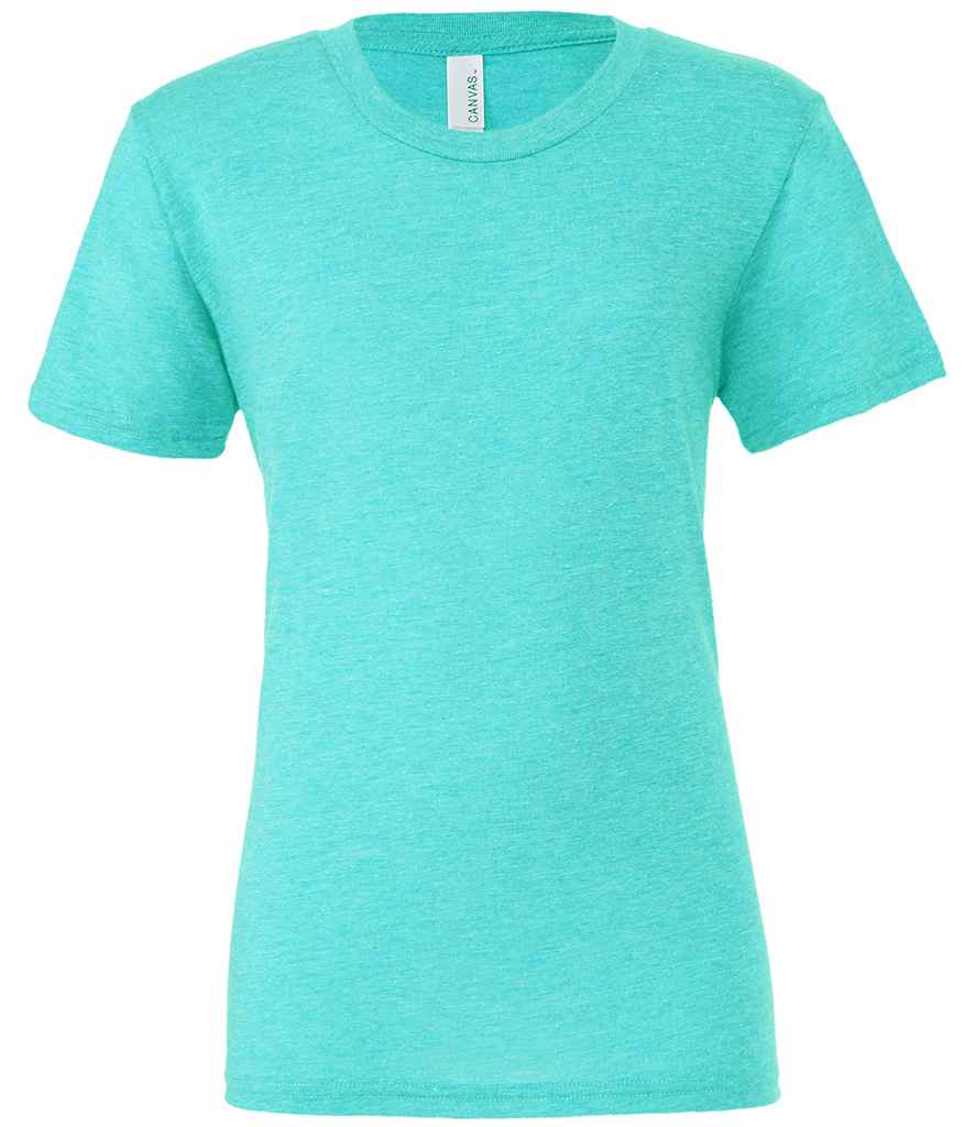 Canvas Unisex Tri-Blend T-Shirt - (2nd Colours) in Sea Green Tri-Blend by Bella+Canvas — Custom branded clothing by Print Press, featuring premium embroidery produced in our specialist print lab in the UK.