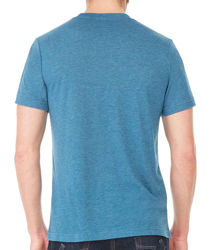 Canvas Unisex Tri-Blend T-Shirt in by Bella+Canvas — Custom branded clothing by Print Press, featuring premium embroidery produced in our specialist print lab in the UK.