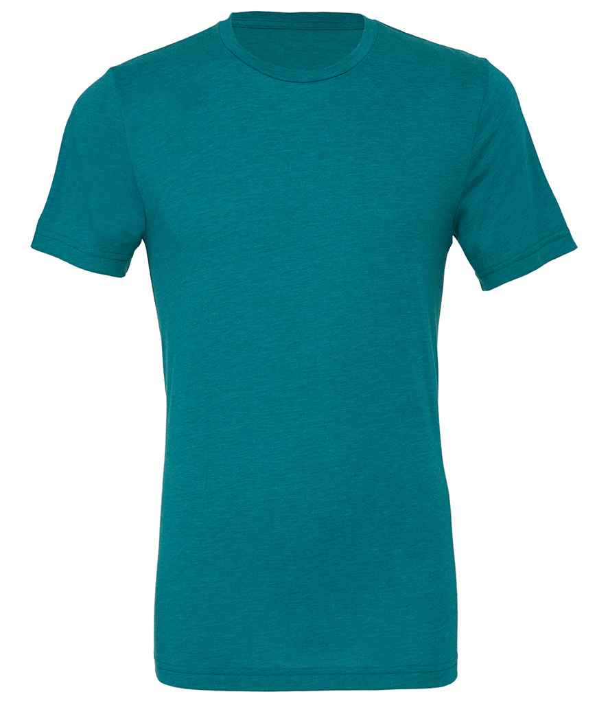 Canvas Unisex Tri-Blend T-Shirt - (2nd Colours) in Teal Tri-Blend by Bella+Canvas — Custom branded clothing by Print Press, featuring premium embroidery produced in our specialist print lab in the UK.