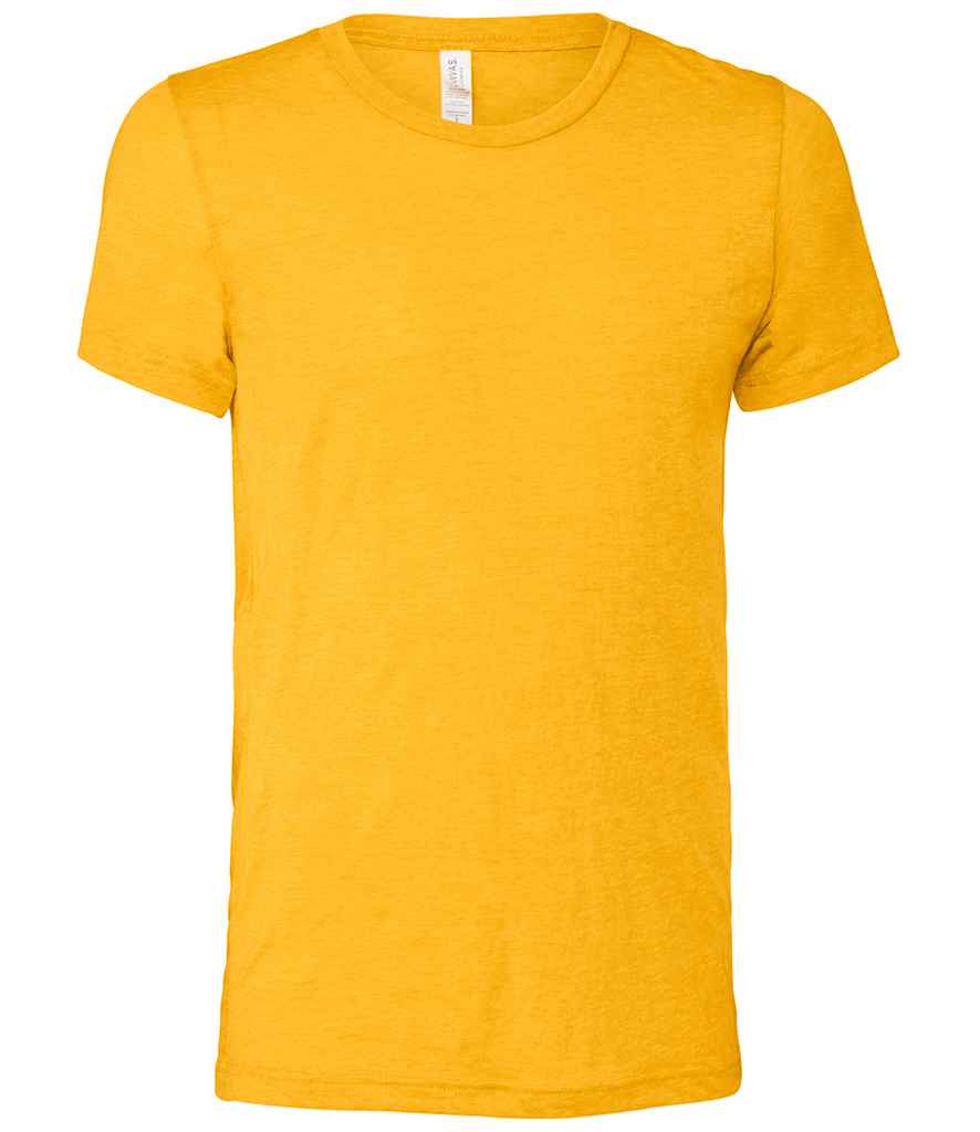 Canvas Unisex Tri-Blend T-Shirt - (2nd Colours) in Yellow Gold Tri-Blend by Bella+Canvas — Custom branded clothing by Print Press, featuring premium embroidery produced in our specialist print lab in the UK.