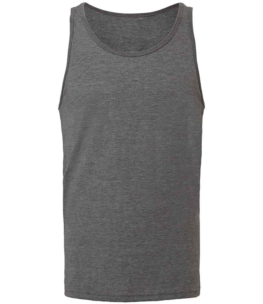 Canvas Unisex Jersey Tank Top in by Bella+Canvas — Custom branded clothing by Print Press, featuring premium embroidery produced in our specialist print lab in the UK.