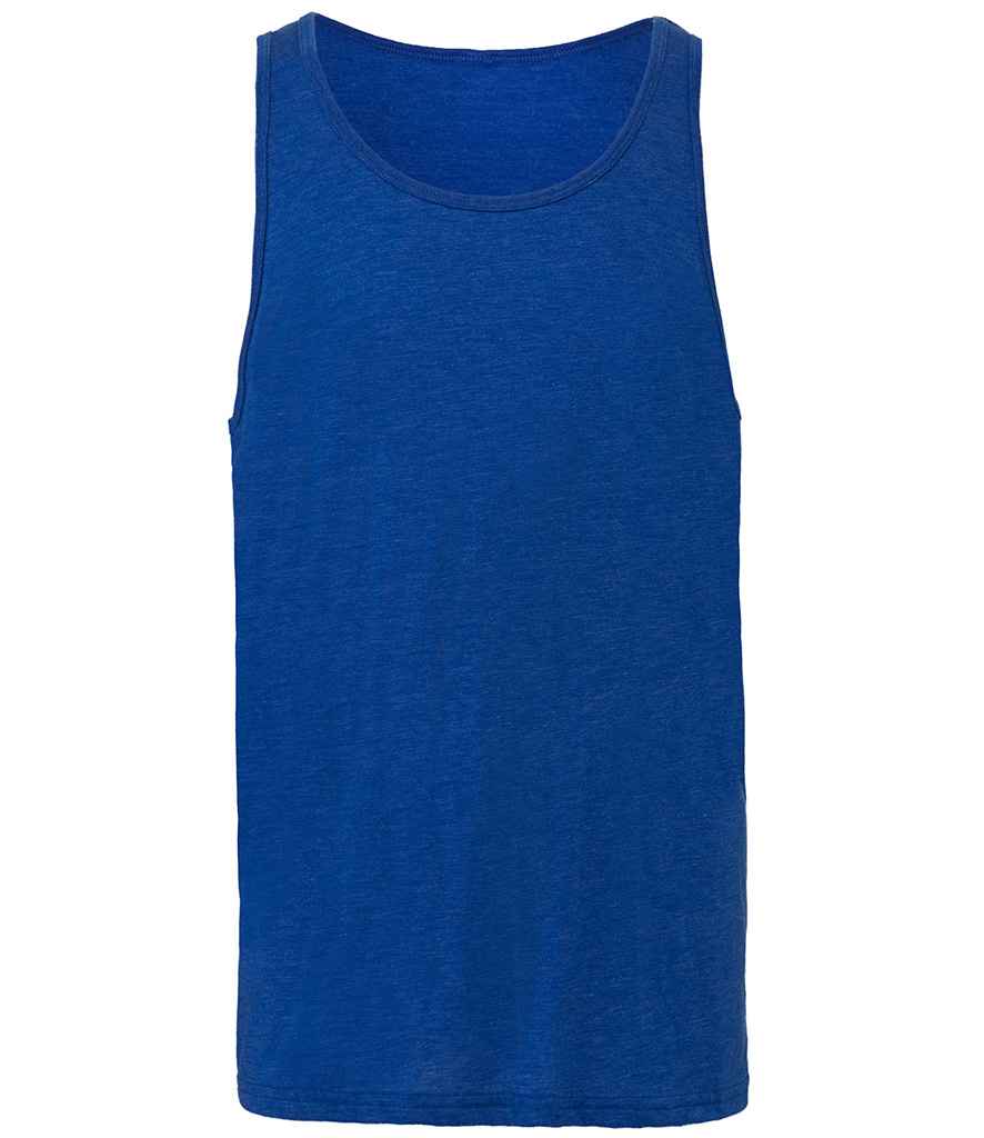 Canvas Unisex Jersey Tank Top in True Royal by Bella+Canvas — Custom branded clothing by Print Press, featuring premium embroidery produced in our specialist print lab in the UK.