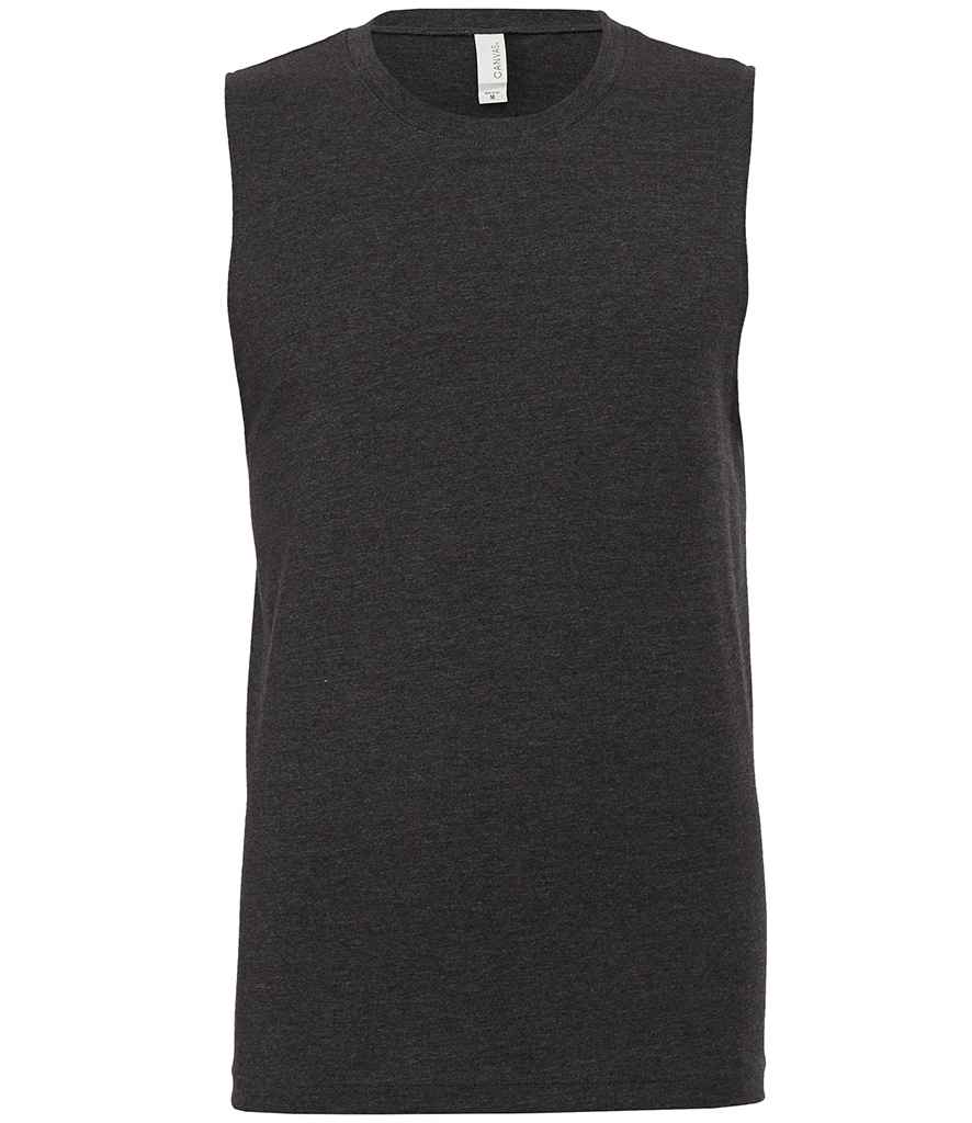 Canvas Unisex Jersey Muscle Tank Top in by Bella+Canvas — Custom branded clothing by Print Press, featuring premium embroidery produced in our specialist print lab in the UK.