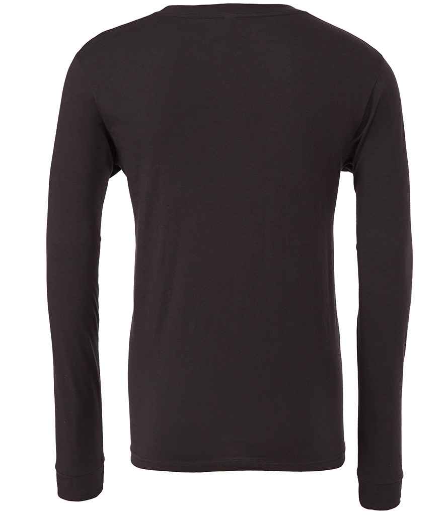 Canvas Unisex Jersey Long Sleeve T-Shirt in by Bella+Canvas — Custom branded clothing by Print Press, featuring premium embroidery produced in our specialist print lab in the UK.
